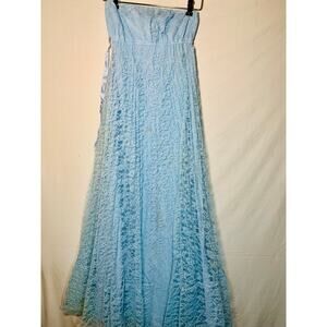 Vintage 70s Union Made Lace Dress